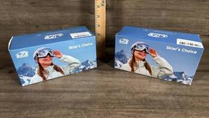 lot 155 image: Findway Ski Goggles Model YH208 Winter Sports Eyewear Set