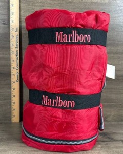 lot 162 image: Marlboro Red sleeping bag