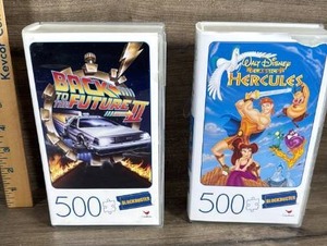 lot 173 image: Back to the Future II and Disney Hercules 500 Piece Jigsaw Puzzles Set