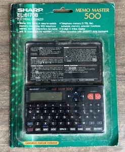 lot 182 image: New Sharp EL-6170B Memo Master 500 Electronic Organizer