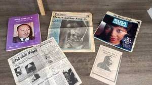 lot 190 image: Historical Newspaper and Magazine Collection Including Martin Luther King Jr. Publications
