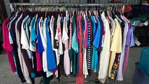 lot 219 image: Mixed Womens Clothing Lot - Tops, Sweaters, and Cardigans ( size medium)