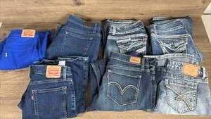 lot 229 image: Mixed Mens Brand Denim Jeans Bundle Collection