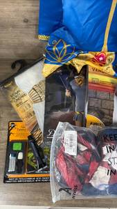 lot 241 image: Halloween Costume Bundle with Makeup and Accessories womens and kids