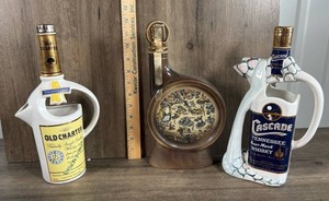 lot 292 image: Whiskey Decanter Collection Old Charter Cascade Arizona