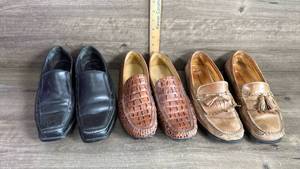 lot 341 image: Mens Leather Dress Shoes and Loafers Lot