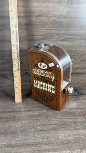 lot 388 image: The Great Amazing Vending Machine Wooden Mini Gumball Dispenser