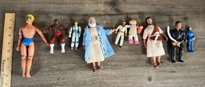 lot 391 image: Vintage Action Figure Collection Mixed Lot