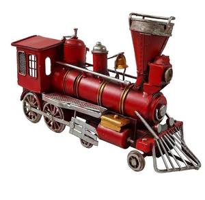 lot 4058 image: Berfutall-10 Metal Classic Locomotive Collectible Model Train,