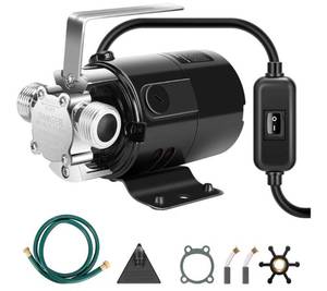 lot 4089 image: VIVOSUN 115V Water Transfer Pump, 110HP 330 GPH Portable Electric Utility Pump with ONOFF Switch and Water Hose Kit, Ideal for Removing Water from Gardens, Hot Tubs, Pools, Ponds