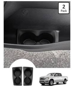 lot 4090 image: Autorder Door Side Cup Holder Insert for 2019-2025 Dodge Ram 1500 2500 3500 Accessories Water Cup Holders Door Organizer Handle Pocket Tray