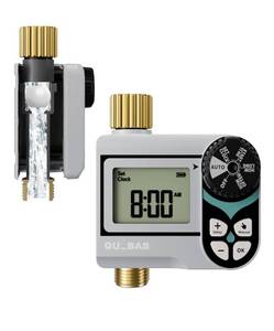lot 4116 image: Zero Pressure Water Timer, Programmable Sprinkler Timer for Garden Hose Faucet with Brass Ports