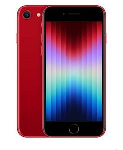 lot 117 image: Apple iPhone SE 3rd Gen, 64GB, Red - Unlocked (Renewed)