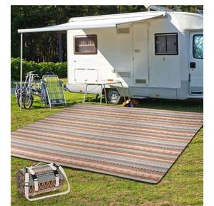 lot 4136 image: Picnic Blankets Outdoor - Waterproof Outdoor Rug with Shoulder Carry Strap  Machine Washable Picnic Mat with Sandproof Backing for RV, Balcony, Camping, Hiking, Concerts (Orange, 9 x 6)