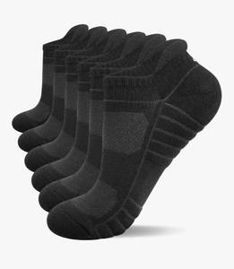 lot 4138 image: Lapulas Athletic Running Ankle Socks, Low Cut Cushioned Anti-Blister Tab Sports Socks Men Women 6Pairs XL