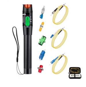 lot 4191 image: Fiber Optic Cable Troubleshoot Kit - 1pc Visual Fault Locator & FC to LC Adapter & 1pc LC, SC, ST, FC Coupler & 3 Short Patch Cords (Mode Number VFL-30)