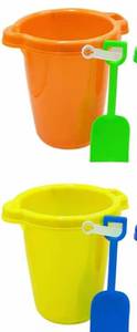 lot 4206 image: 7.5 Beach Buckets and Shovels for Kids 2 pcs