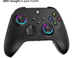 lot 4245 image: SZDILONG 2.4GHz Wireless Controller for Xbox Controller, Xbox One Series XS Consoles, PC Windows, Steam, with 7 Colors RGB Light1000mAh BatteryProgrammableTurbo, Dual Vibration3.5mm Audio Jack