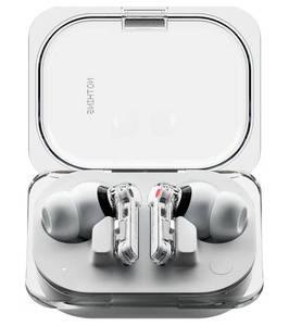 lot 4263 image: Nothing Ear (a) Wireless Earbuds, 45dB Hybrid Noise Cancelling Earbuds, Hi-Res Audio, Advanced Equaliser, Dual Connect, 6 Mics, 42.5H Playtime Ear Buds Wireless Bluetooth, White