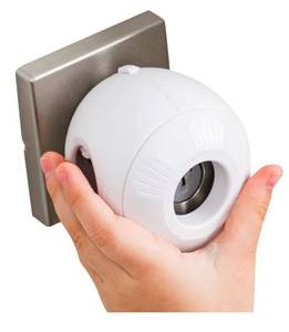 lot 4269 image: Child Safety Door Knob Cover (4 Pack) Hard-to-Remove Dual-Lock Door Handle Covers for Kids