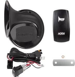 lot 4274 image: 12V Universal UTV Horn Kit with Rocker Switch Compatible with Polaris RZR Ranger General,