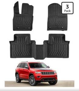 lot 4312 image: All Weather Floor Mats for Jeep Grand Cherokee 2011-2021 & 2022 WK (Not fit L) for Dodge Durango 2016-2025 Custom Fit Floor Liners for Cherokee LaredoLimitedAltitudeSummit Front & Rear Accessories