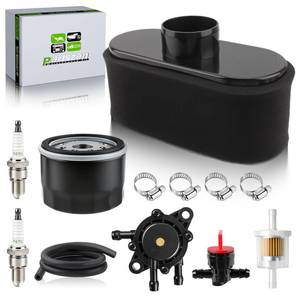 lot 4332 image: partszen FR691V Oil Filter Air Filter Fuel Pump for Kawasaki FR651V FR730V FS481V FS541V FS600V FS651V Lawn Mower Tractor Replace for 49065-7007 Oil Filter 11013-0752 Air Filter