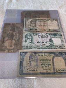 Nepalese Rupee Banknote Collection