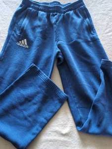 lot 503 image: Adidas Mens Blue Athletic Sweatpants - Size Medium