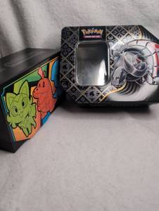 lot 706 image: Pokmon Trading Card Game Tin and Storage Box Set - Empty Containers