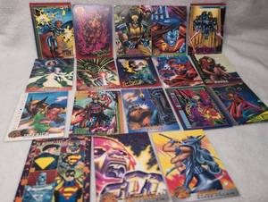 lot 752 image: Marvel Comics Trading Cards Collection Mixed Set