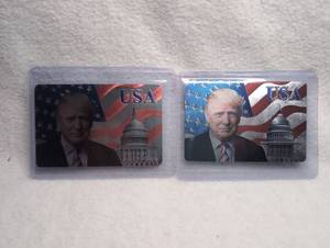 lot 754 image: Political Trading Collection Cards - 2 ct