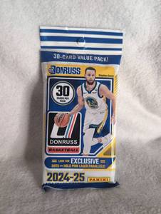 lot 1004 image: 2024-25 Panini Donruss Basketball Cards 30-Card Value Pack