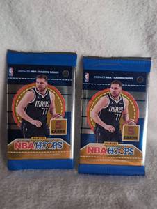 lot 1005 image: 2024-25 Panini NBA Hoops Trading Card Packs - Luka Doncic Cover