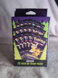 lot 1015 image: Pokemon Trick or Trade Booster Pack Box - 15 Packs