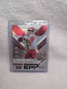 Patrick Mahomes II 2018 Score Epix Football Card Kansas City Chiefs