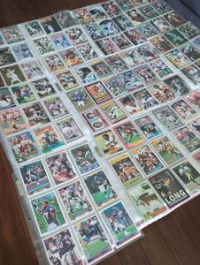 NFL Football Trading Card Collection - 12 Sheets