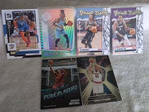 lot 2507 image: NBA Basketball Trading Card Collection - Shai Gilgeous-Alexander, Ja Morant, DeAaron Fox, and Donovan Mitchell