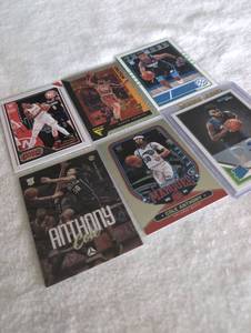 lot 2513 image: Basketball Rookie Card Collection - Onyeka Okongwu, Aaron Nesmith, Theo Maledon, Cole Anthony, Jaylen Nowell