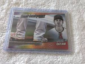 lot 2998 image: Shohei Ohtani Angels Baseball Trading Card