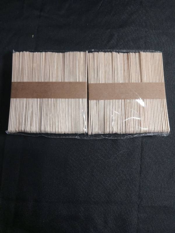 lot 5261 image: Wooden Popsicle Craft Sticks Bulk Pack