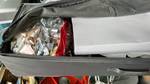 lot 50539 image: Christmas Wrapping Paper and Gift Wrap Storage in Gray Carrying Case