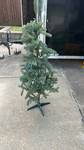 lot 50606 image: Artificial Christmas Tree with Stand and Lights