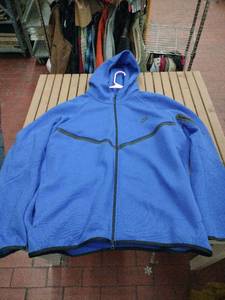 lot 58257 image: blue Nike Tech Fleece Full-Zip Hoodie