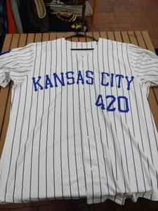 lot 58288 image: Illicit Kansas City baseball jersey - 5XL
