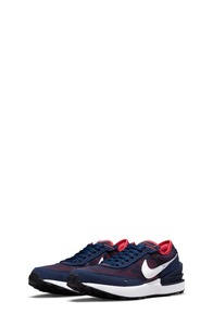 lot 58342 image: Nike Kids Waffle One Sneaker in NavyWhiteOrangeMelon at Nordstrom, Size 5.5 Y