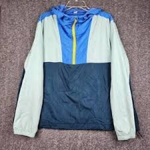 lot 58221 image: Old Navy Active colorblock windbreaker pullover jacket - M
