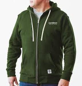 lot 58229 image: American Roots green full-zip hoodie - M