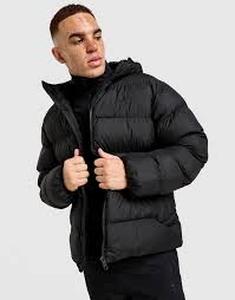 lot 58234 image: Adidas Originals black hooded puffer jacket - XL