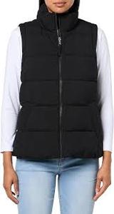 lot 58254 image: Tommy Hilfiger quilted puffer vest in black - L